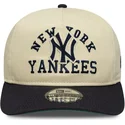 beige-och-marinbla-bojd-keps-snapback-19twenty-heritage-new-york-yankees-mlb-fran-new-era