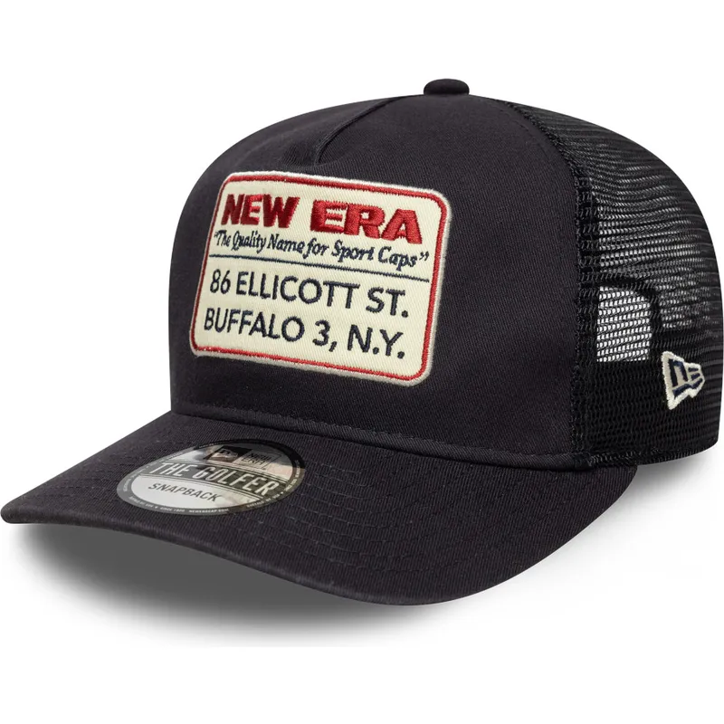 petten-gebogen-marineblauw-snapback-19twenty-patch-van-new-era
