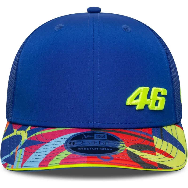 blaue-snapback-kappe-mit-gebogenem-schirm-9seventy-stretch-snap-lifestyle-von-valentino-rossi-vr46-motogp-von-new-era