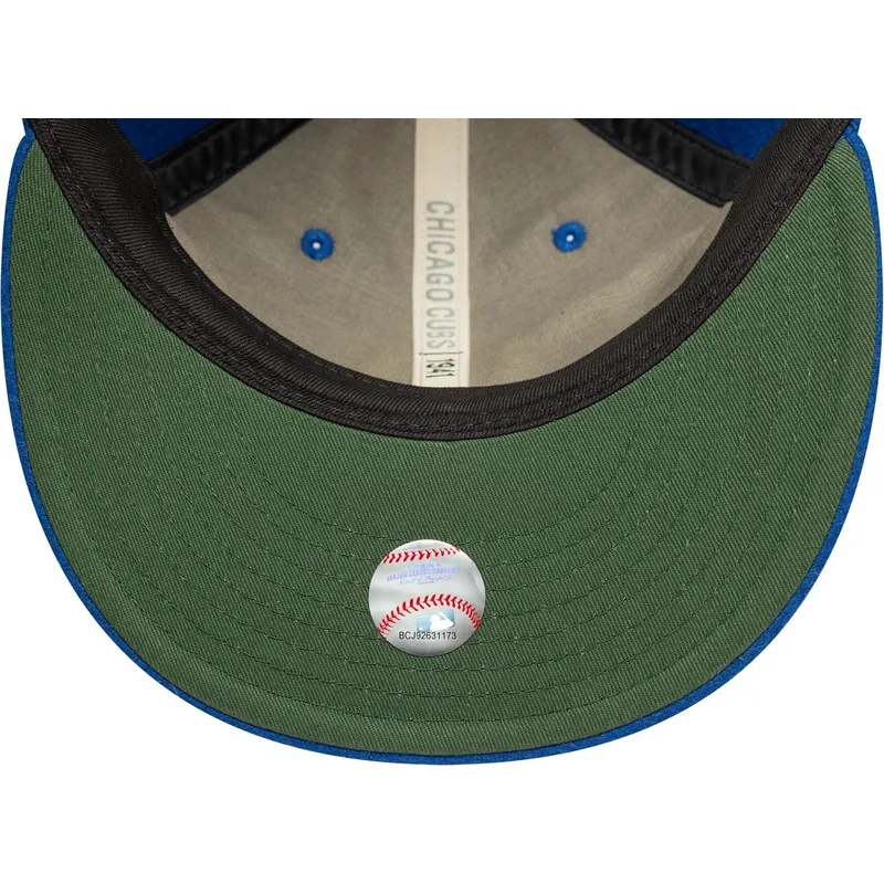petten-plat-blauw-verstelbaar-9fifty-retro-crown-heritage-van-chicago-cubs-mlb-van-new-era