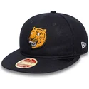 justerbar-marinebla-fladskygget-kasket-9fifty-retro-crown-heritage-af-detroit-tigers-mlb-fra-new-era