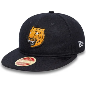 Justerbar mörkblå flat keps 9FIFTY Retro Crown Heritage Detroit Tigers MLB från New Era
