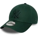 new-york-yankees-mlb-new-era-9forty-league-essential-justerbar-gron-buet-kasket-med-gront-logo
