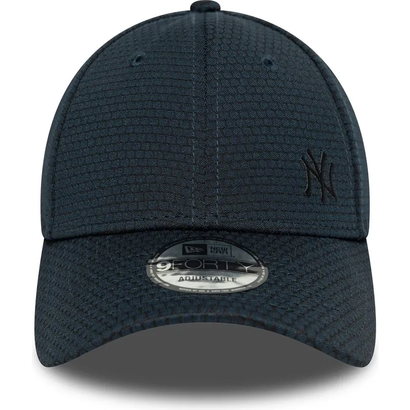 marineblaue-gebogene-snapback-kappe-mit-blauem-logo-9forty-flawless-mesh-der-new-york-yankees-mlb-von-new-era
