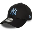 gorra-curva-negra-ajustable-con-logo-azul-9forty-ombre-infill-de-new-york-yankees-mlb-de-new-era