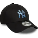 gorra-curva-negra-ajustable-con-logo-azul-9forty-ombre-infill-de-new-york-yankees-mlb-de-new-era