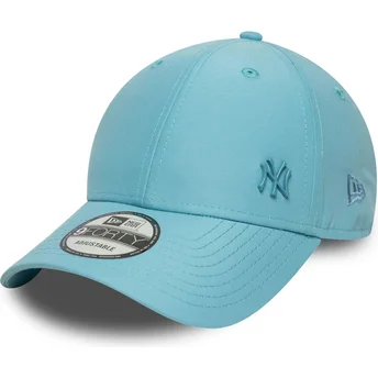 Gorra curva azul claro ajustable con logo azul 9FORTY Tonal Flawless de New York Yankees MLB de New Era
