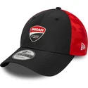 gorra-curva-negra-y-roja-ajustable-9forty-logo-de-ducati-motor-motogp-de-new-era