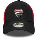 gorra-curva-negra-y-roja-ajustable-9forty-logo-de-ducati-motor-motogp-de-new-era