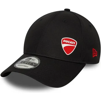 Sort justerbar kurvet kasket 9FORTY Flawless fra Ducati Motor MotoGP fra New Era