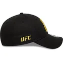petten-gebogen-zwart-verstelbare-band-9forty-metallic-champ-van-ufc-ultimate-fighting-championship-van-new-era