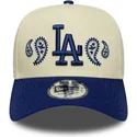 gorra-curva-beige-y-azul-snapback-a-frame-paisley-de-los-angeles-dodgers-mlb-de-new-era