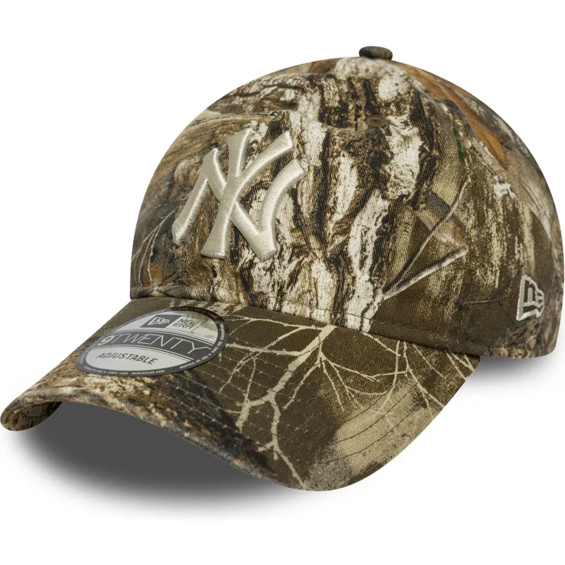 petten-gebogen-camouflage-verstelbaar-9twenty-realtree-van-new-york-yankees-mlb-van-new-era