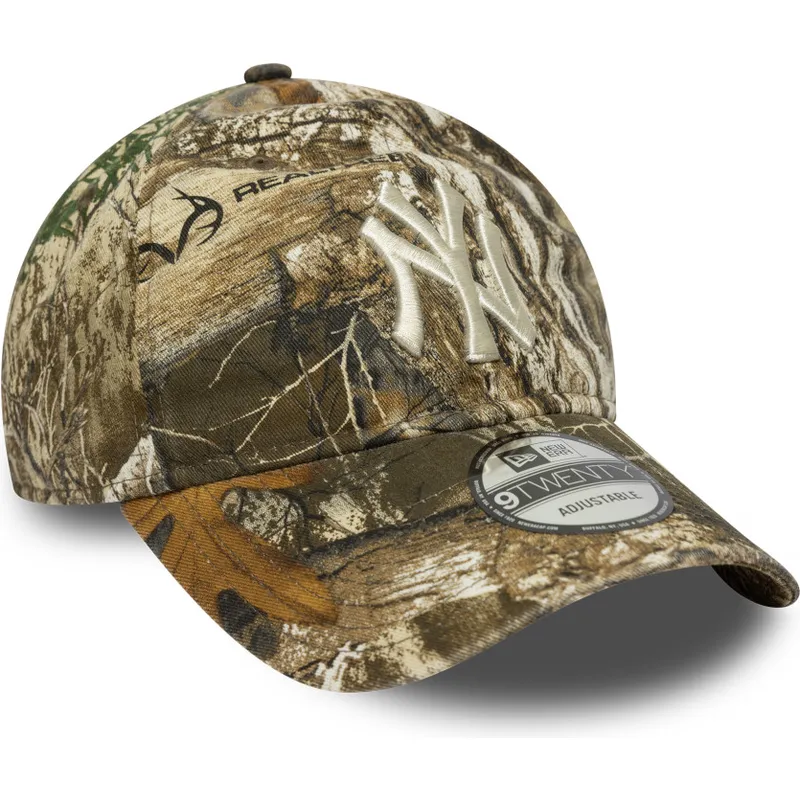 petten-gebogen-camouflage-verstelbaar-9twenty-realtree-van-new-york-yankees-mlb-van-new-era