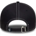 petten-gebogen-marineblauw-verstelbare-band-9twenty-contrast-stitch-van-new-york-yankees-mlb-van-new-era