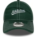 zielona-regulowana-czapka-z-zakrzywionym-daszkiem-9twenty-contrast-stitch-oakland-athletics-mlb-marki-new-era