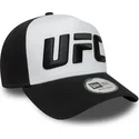 new-era-ufc-ultimate-fighting-championship-a-frame-core-vit-och-svart-bojd-keps