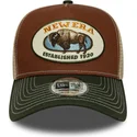petten-gebogen-meerkleurig-snapback-a-frame-animal-patch-van-new-era