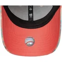 casquette-courbee-rose-et-bleue-ajustable-pour-femme-9forty-check-new-york-yankees-mlb-new-era