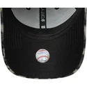 los-angeles-dodgers-mlb-new-era-9forty-cosy-animal-sort-justerbar-kvindekasket-med-buet-skygge