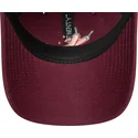 9twenty-phrase-spicy-verstellbare-damenkappe-mit-gebogenem-schirm-in-granatrot-von-new-era