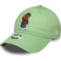 petten-gebogen-groen-verstelbaar-9twenty-bear-van-ac-milan-serie-a-van-new-era