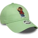 petten-gebogen-groen-verstelbaar-9twenty-bear-van-ac-milan-serie-a-van-new-era