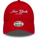 new-era-9twenty-new-york-city-justerbar-orange-buet-kasket-til-kvinder