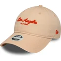 petten-gebogen-roze-verstelbare-band-9twenty-city-van-los-angeles-van-new-era