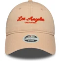 gorra-curva-rosa-ajustable-para-mujer-9twenty-city-de-los-angeles-de-new-era