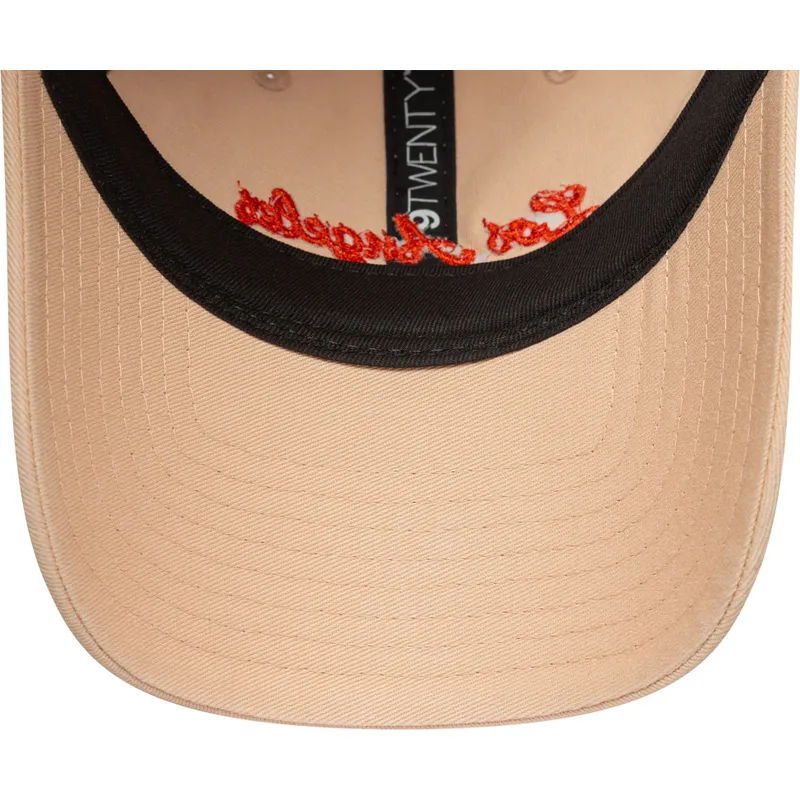 cappellino-curvo-rosa-regolabile-da-donna-9twenty-city-di-los-angeles-di-new-era