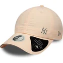 gorra-curva-rosa-ajustable-para-mujer-open-back-flawless-de-new-york-yankees-mlb-de-new-era
