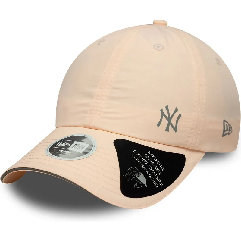 justerbar-rosa-bojd-keps-for-dam-open-back-flawless-fran-new-york-yankees-mlb-av-new-era