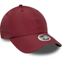 gorra-curva-granate-ajustable-para-mujer-open-back-flawless-de-new-york-yankees-mlb-de-new-era