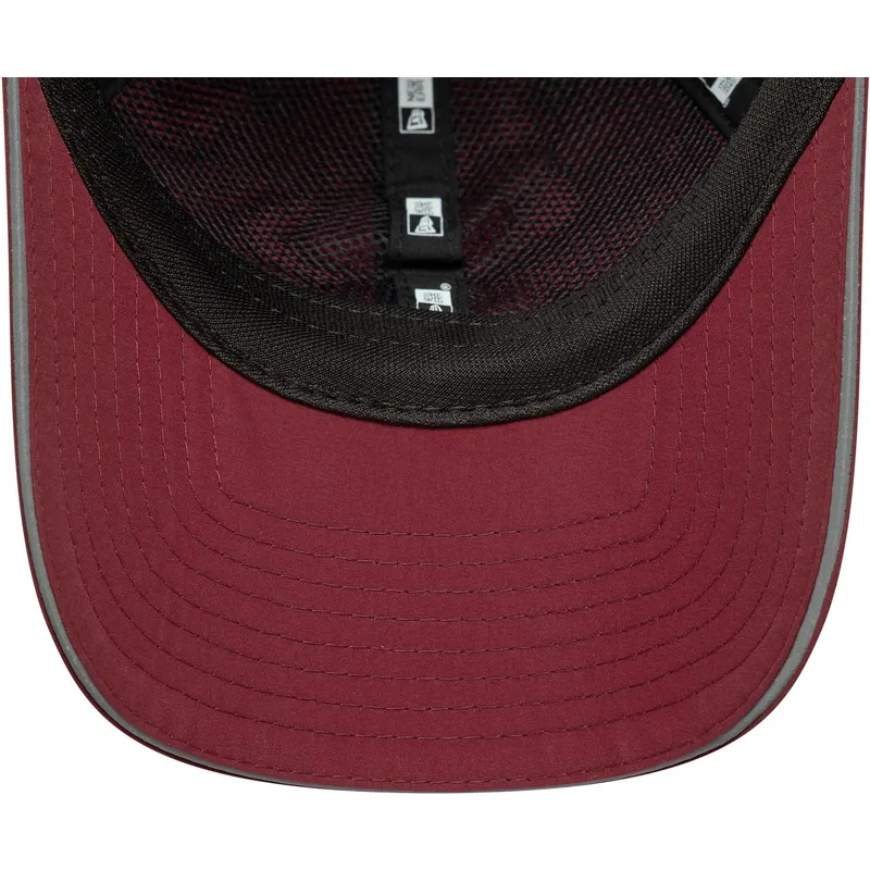 petten-gebogen-rood-verstelbare-band-granate-open-back-flawless-van-new-york-yankees-mlb-van-new-era