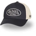 justerbar-svart-och-beige-truckerkeps-lof-b31-fran-von-dutch