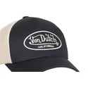justerbar-svart-och-beige-truckerkeps-lof-b31-fran-von-dutch
