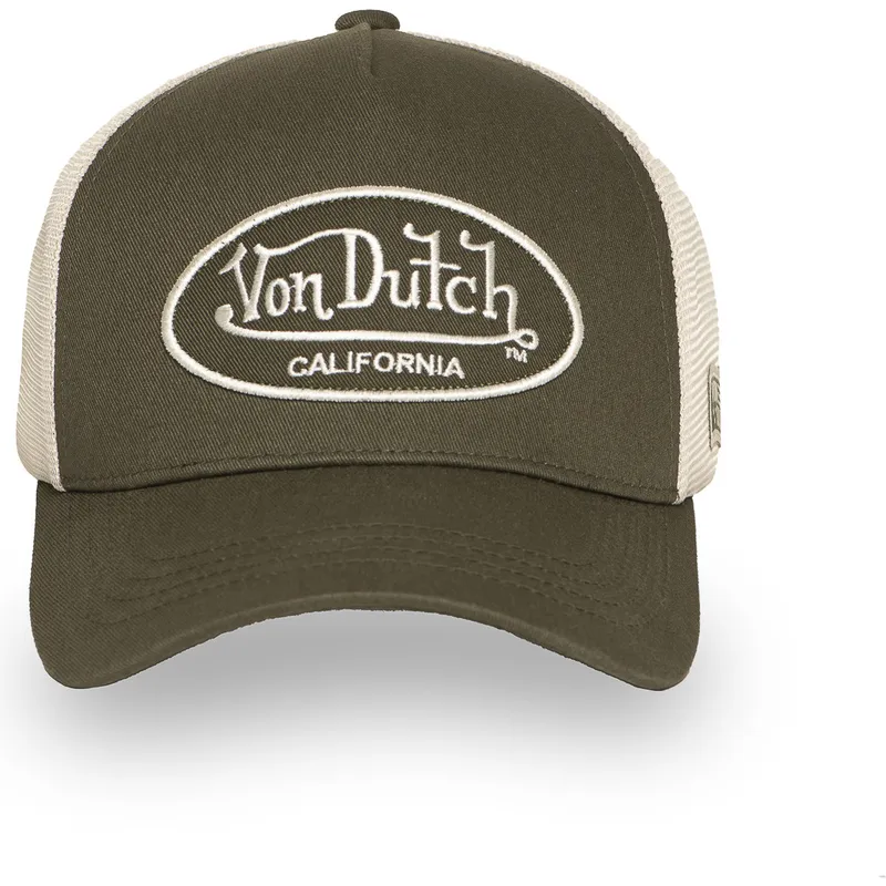 gron-og-beige-justerbar-trucker-kasket-lof-b32-fra-von-dutch