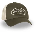justerbar-gron-och-beige-truckerkeps-lof-b32-fran-von-dutch