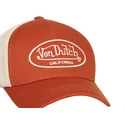 trucker-cap-orange-und-beige-verstellbar-lof-b33-von-von-dutch