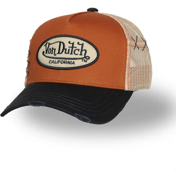 Petten gebogen multicolor snapback van Von Dutch