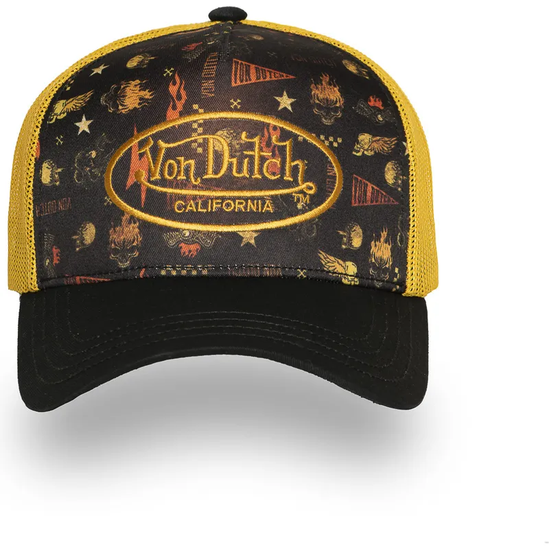 petten-gebogen-zwart-snapback-van-von-dutch