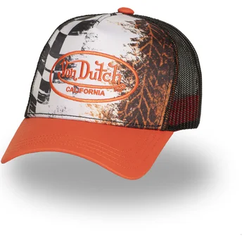 Petten gebogen oranje snapback SUBL10 van Von Dutch