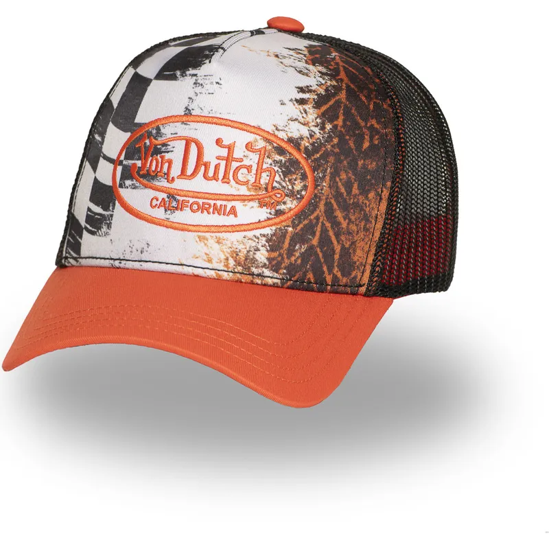 petten-gebogen-oranje-snapback-subl10-van-von-dutch