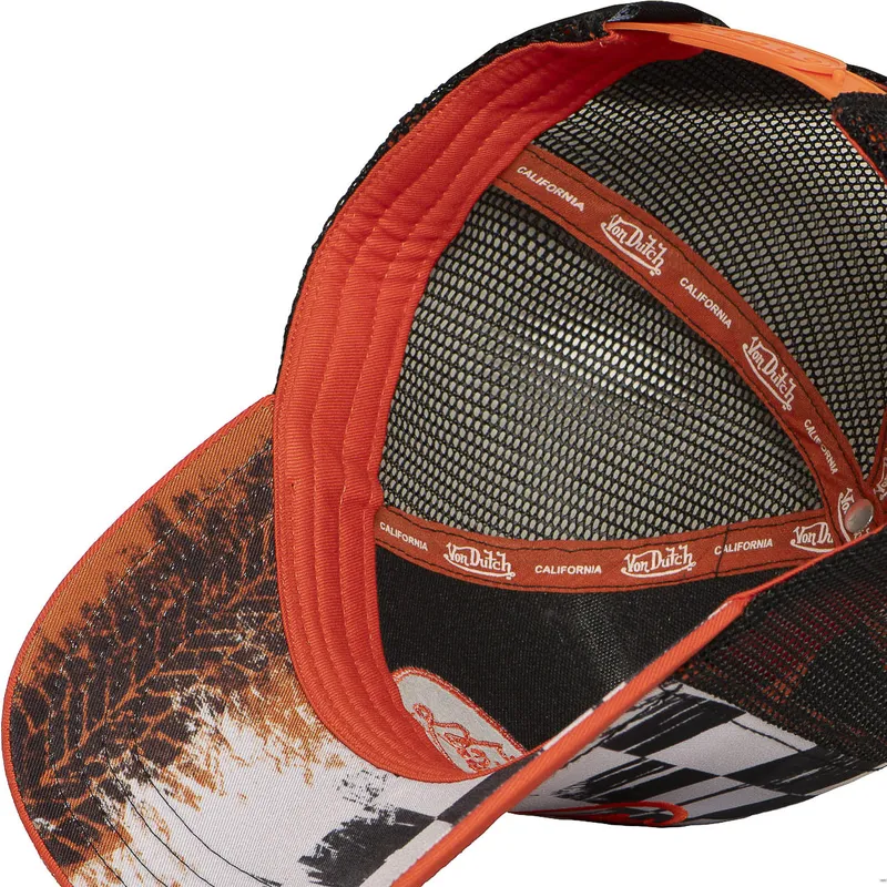 petten-gebogen-oranje-snapback-subl10-van-von-dutch