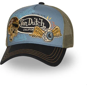Cap gebogen multicolor snapback van Von Dutch