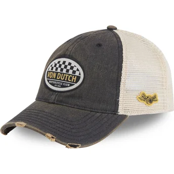 Petten gebogen grijs snapback van Von Dutch