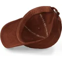 gorra-curva-marron-ajustable-log06-de-von-dutch