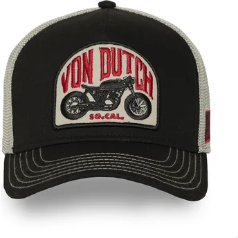 Petten gebogen zwart snapback SEM03 van Von Dutch