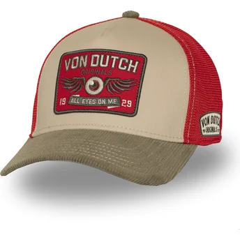 Petten gebogen meerkleurig snapback SEM06 van Von Dutch